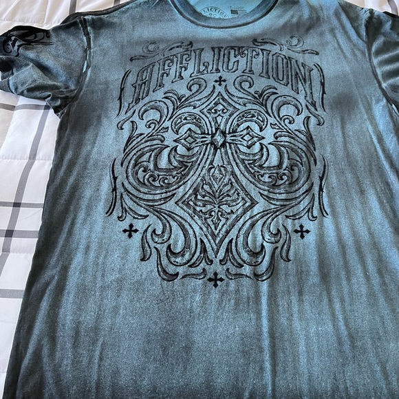 Men’s xl short sleeve affliction T-shirt - Picture 1 of 3